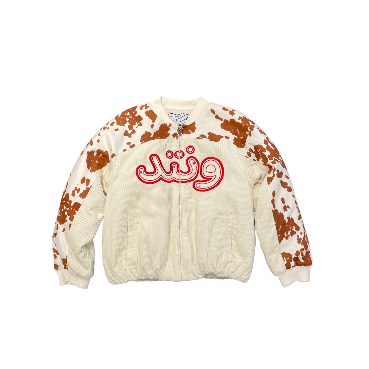 WNTD Cow Suede Bomber Jacket