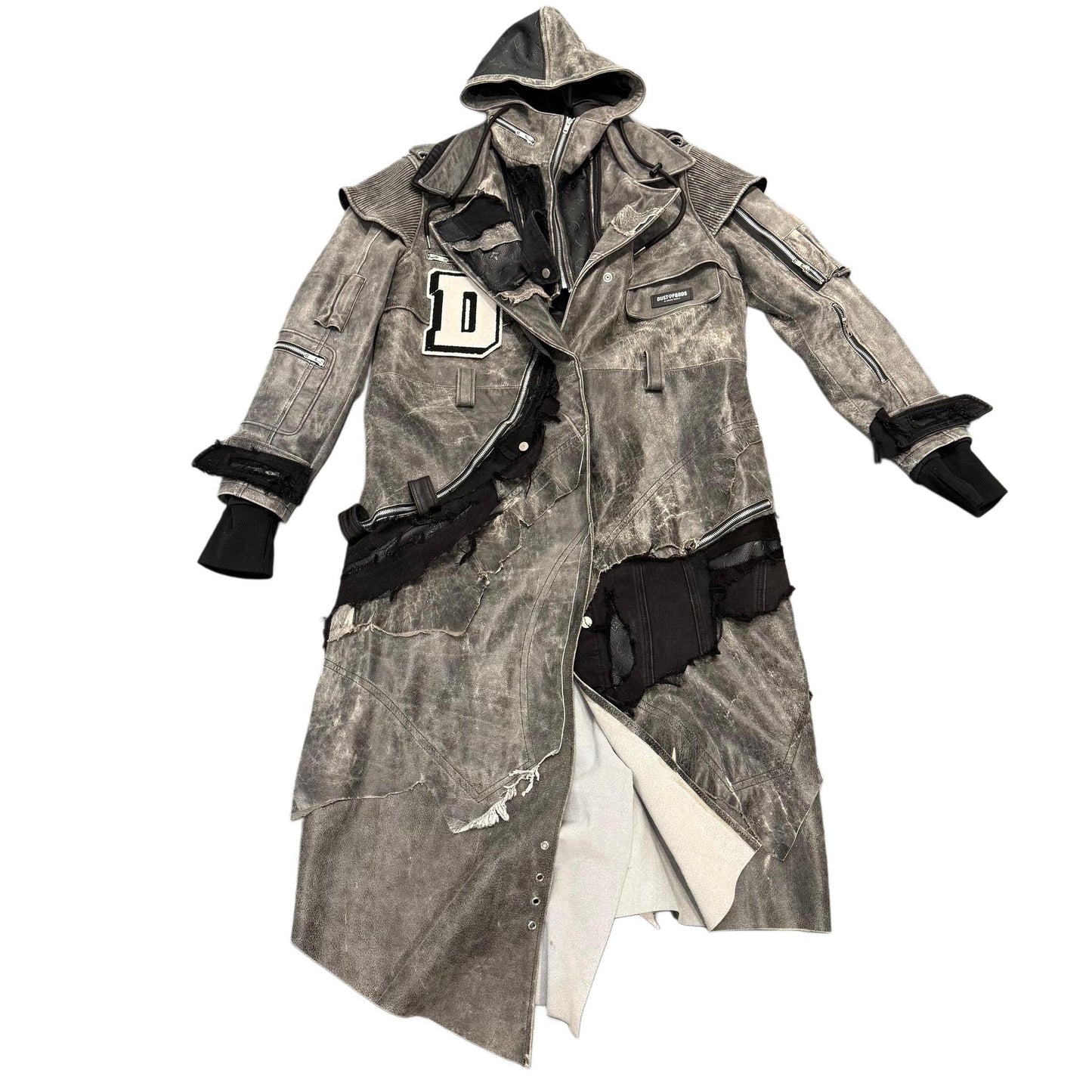 Dust of Gods Custom Leather Trench Coat