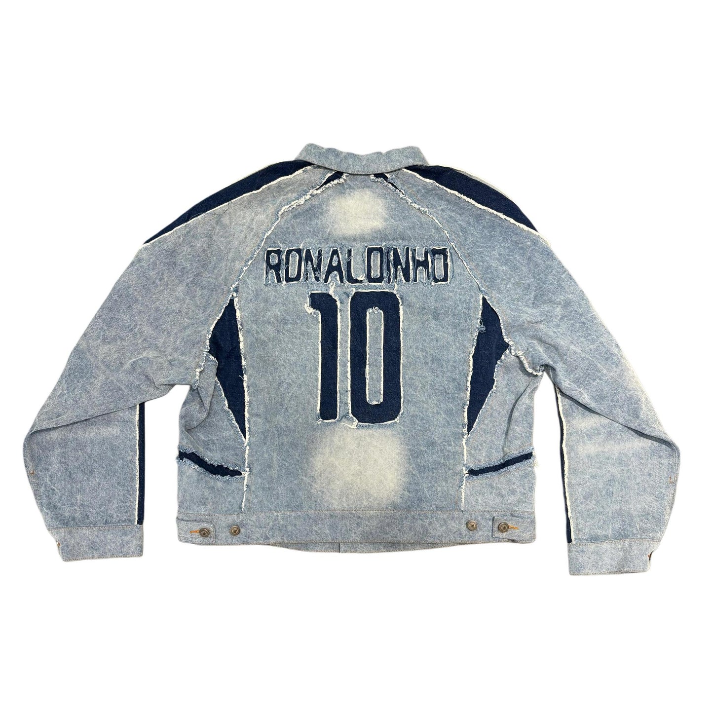 Kid Super x Ronaldinho Denim Jersey Jacket