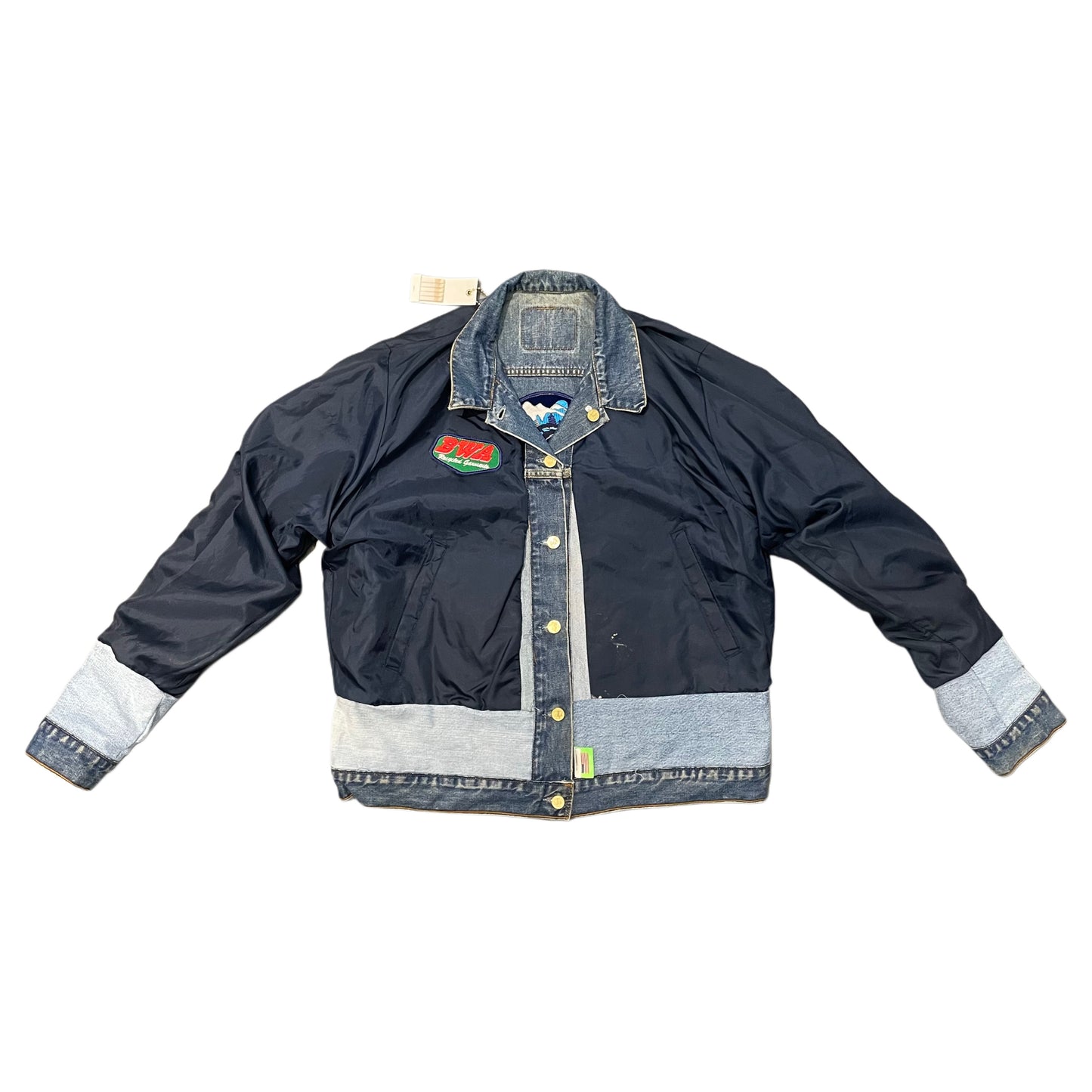 *BWA Charlatan Reversible Denim/ Baseball Jacket