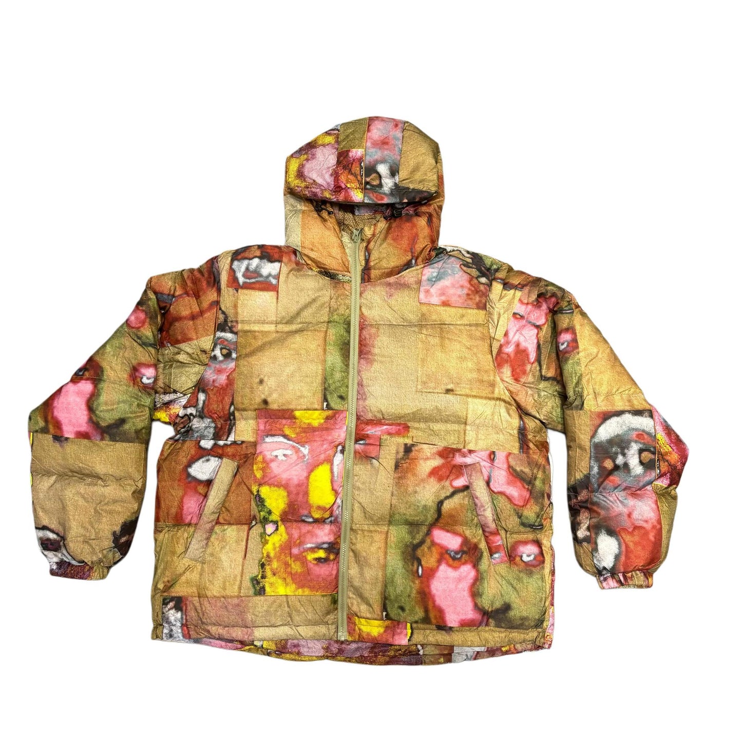 Kid Super Faces Collage Printed Puffer