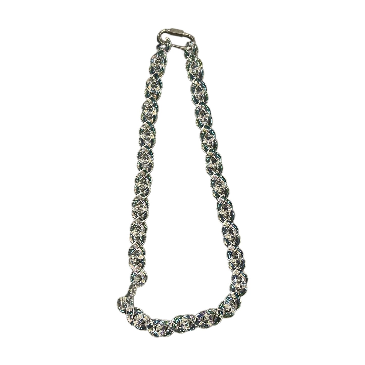 Kites Ice Iridescent Infinity Link Necklace