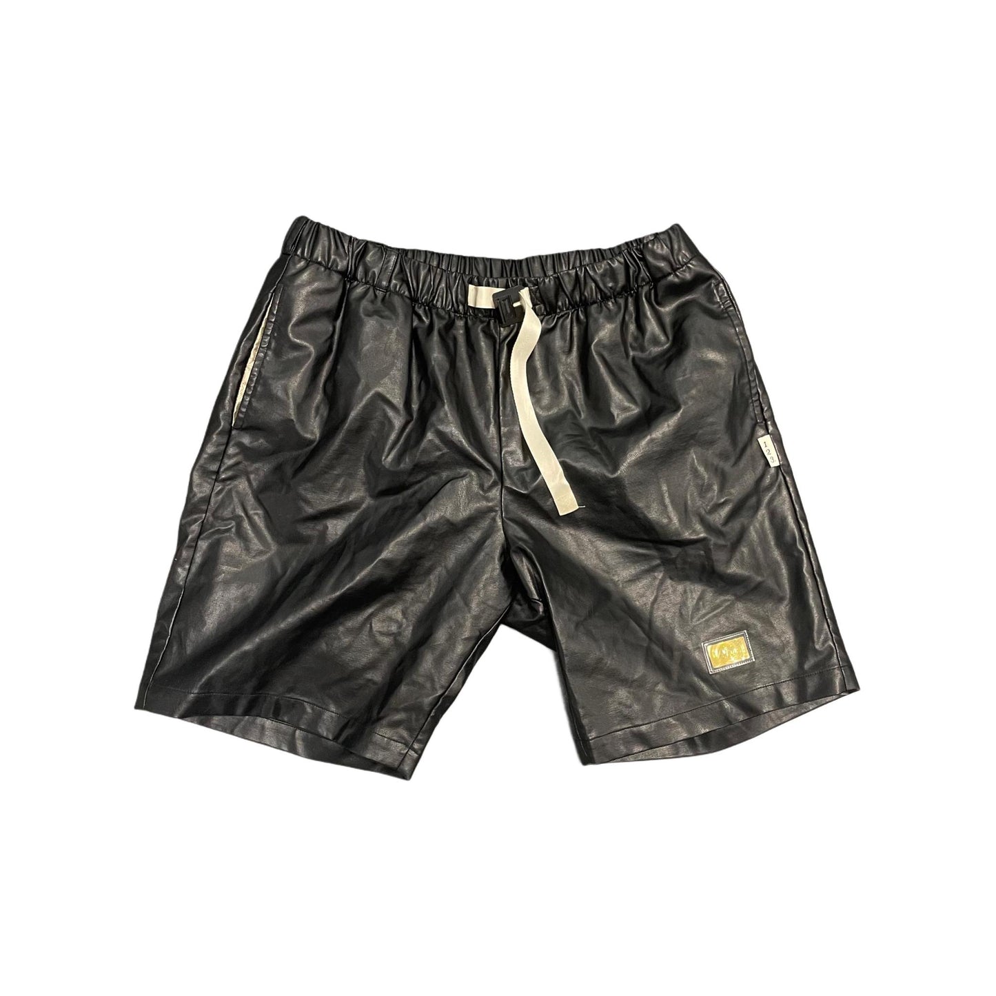 Advisory Board Crystals Faux Leather Shorts