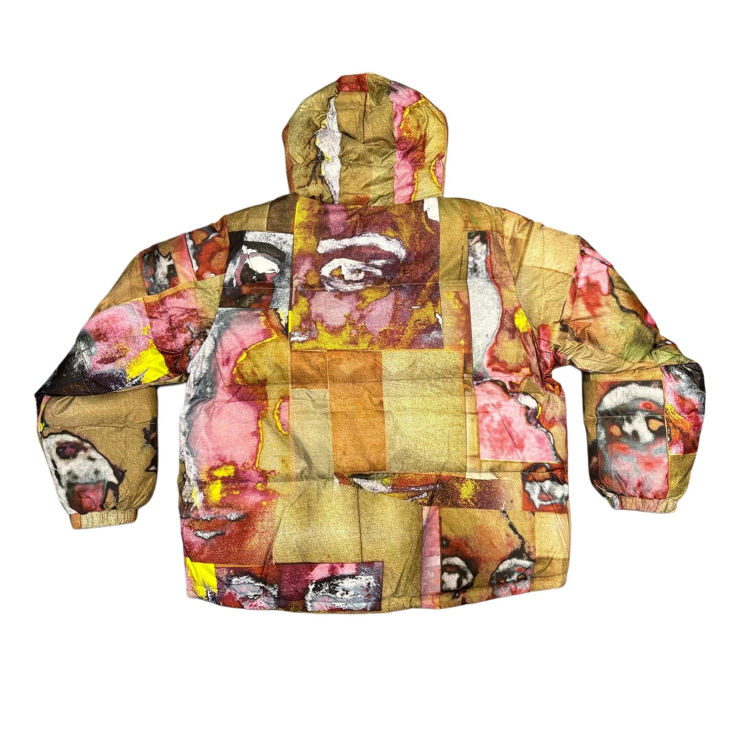 Kid Super Faces Collage Printed Puffer