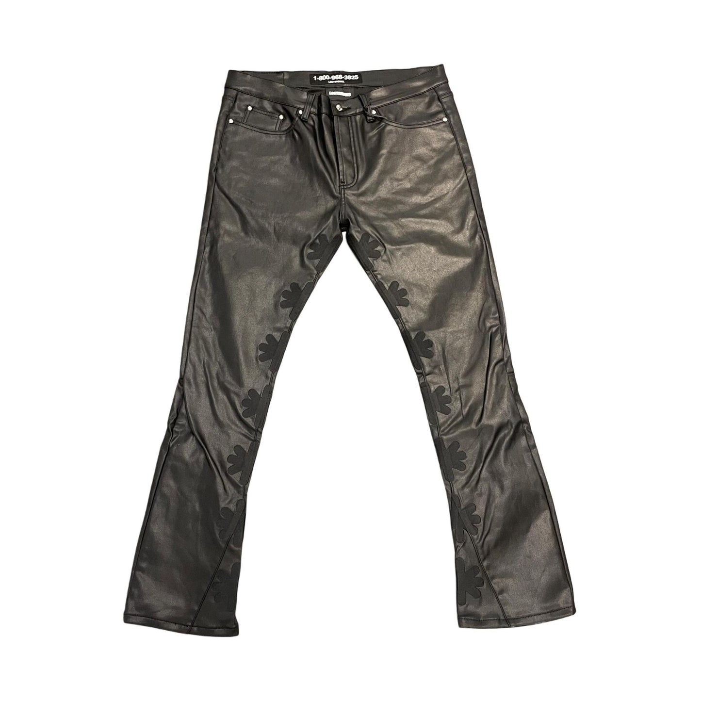 Lost Shdws Leather Pant Black/Black
