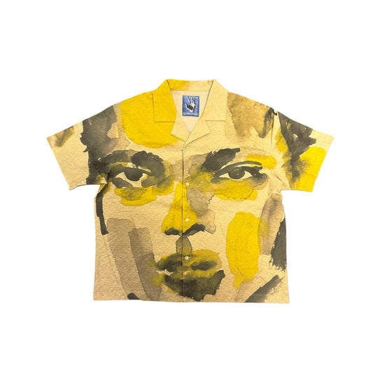 Kid Super Watercolor Face Camp Shirt