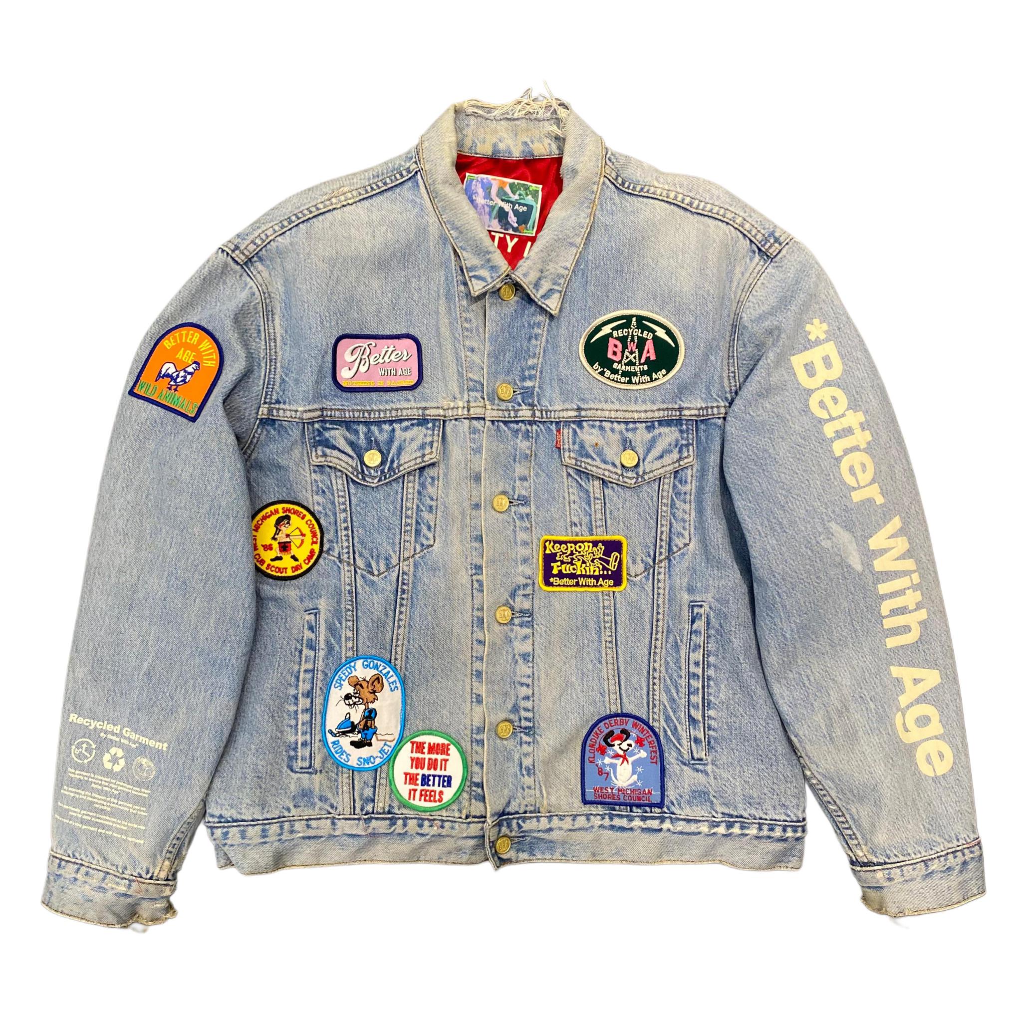 *BWA Charlatan Reversible Denim/ Baseball Jacket