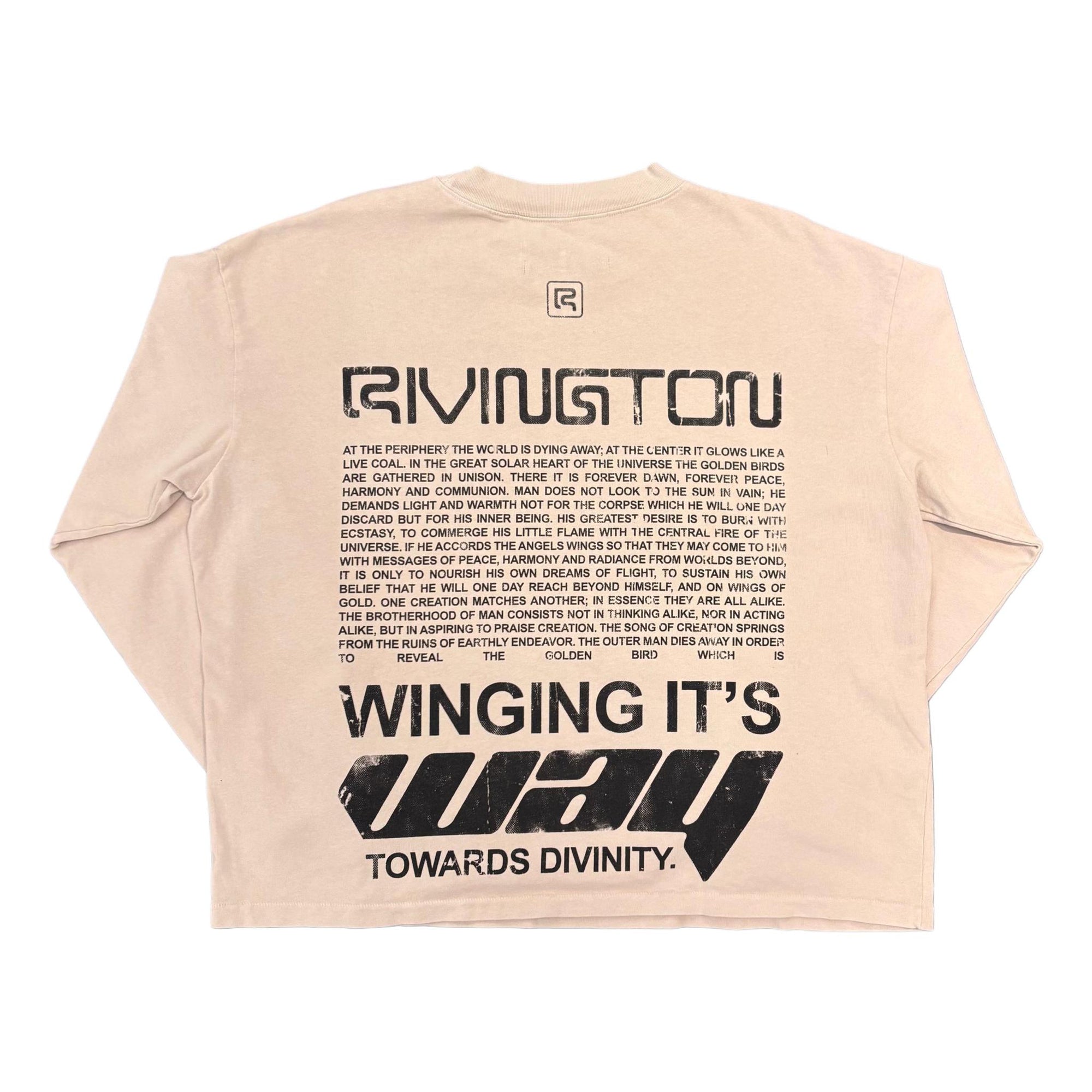 RRR123 Divinity Paper Garden LS Tee