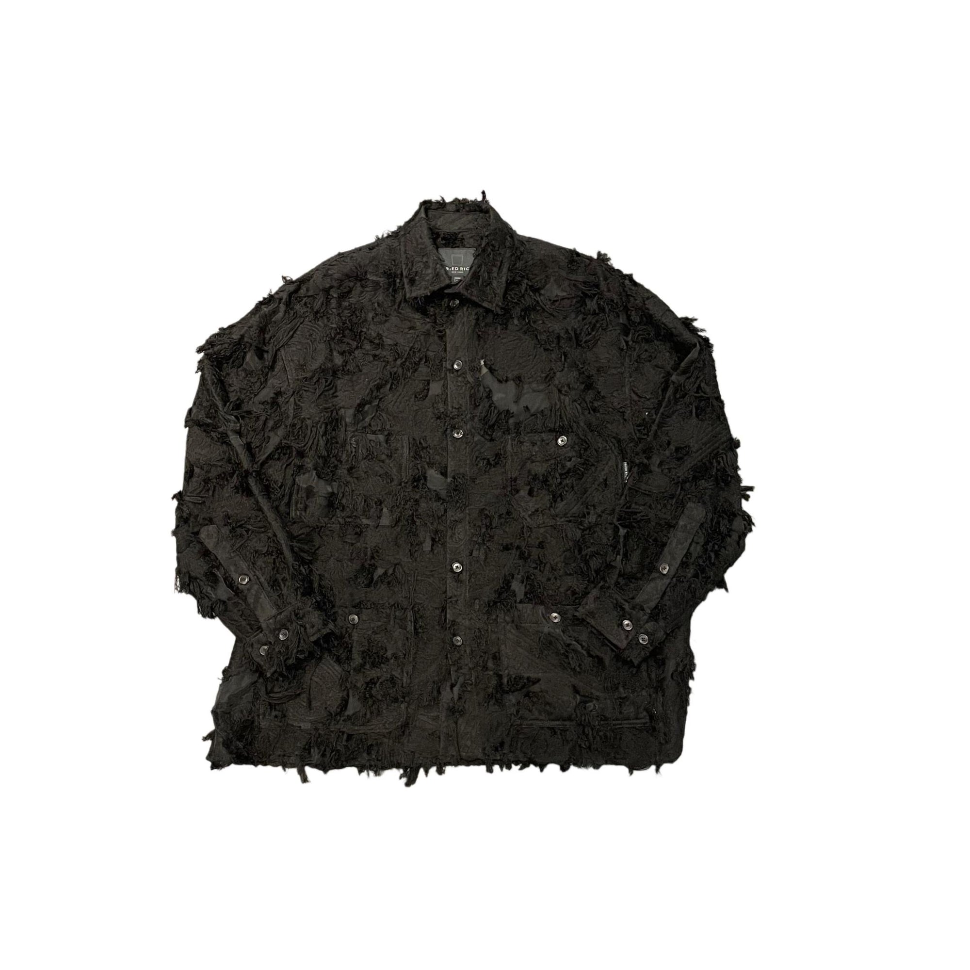 Fried Rice Paisley Textured Overshirt