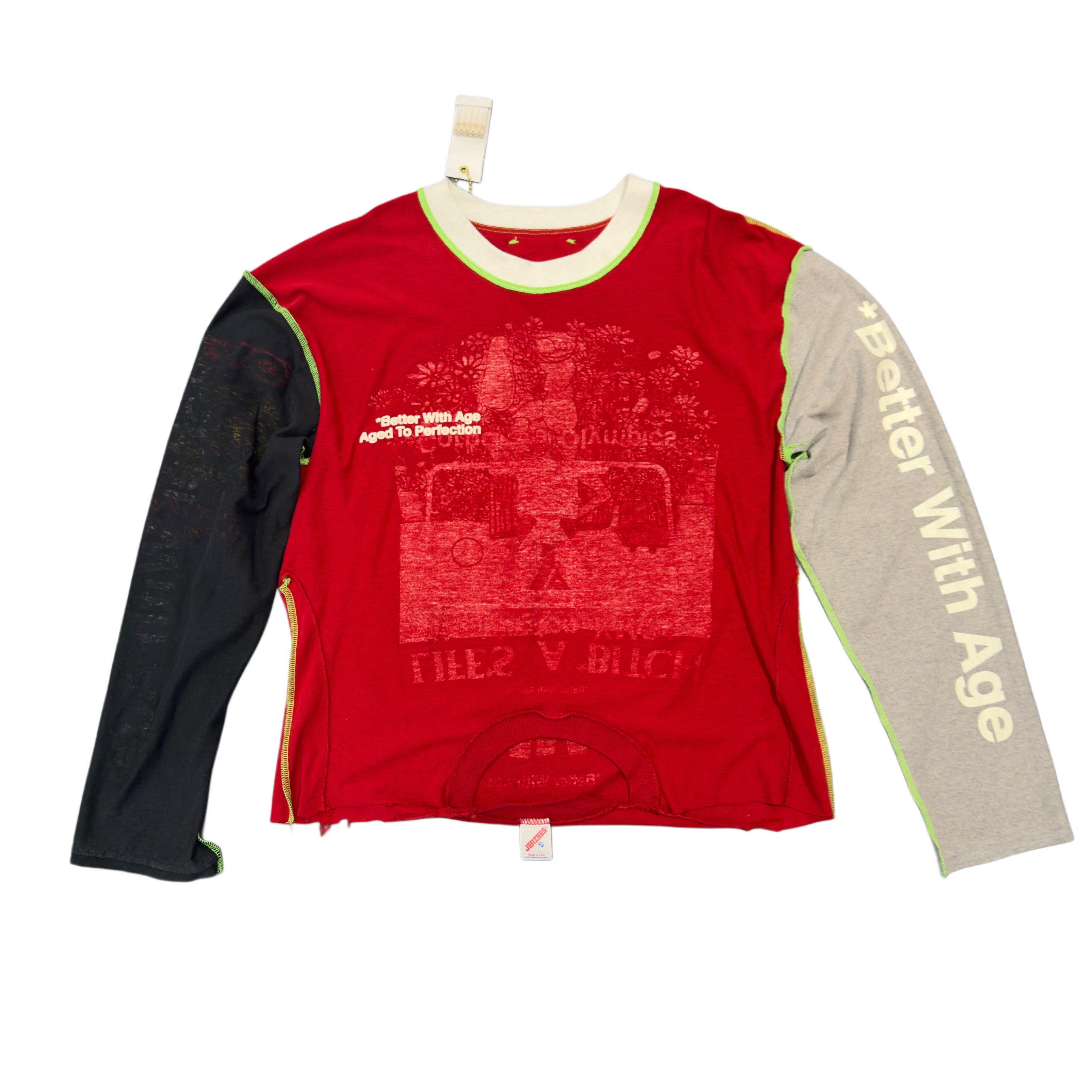 *BWA Bitch Upside Down Reversible LS