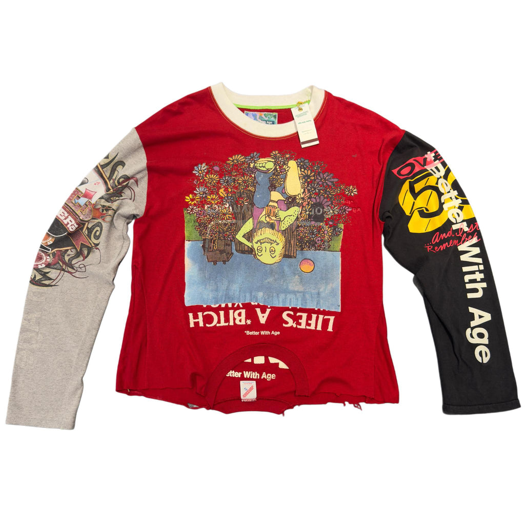 *BWA Bitch Upside Down Reversible LS