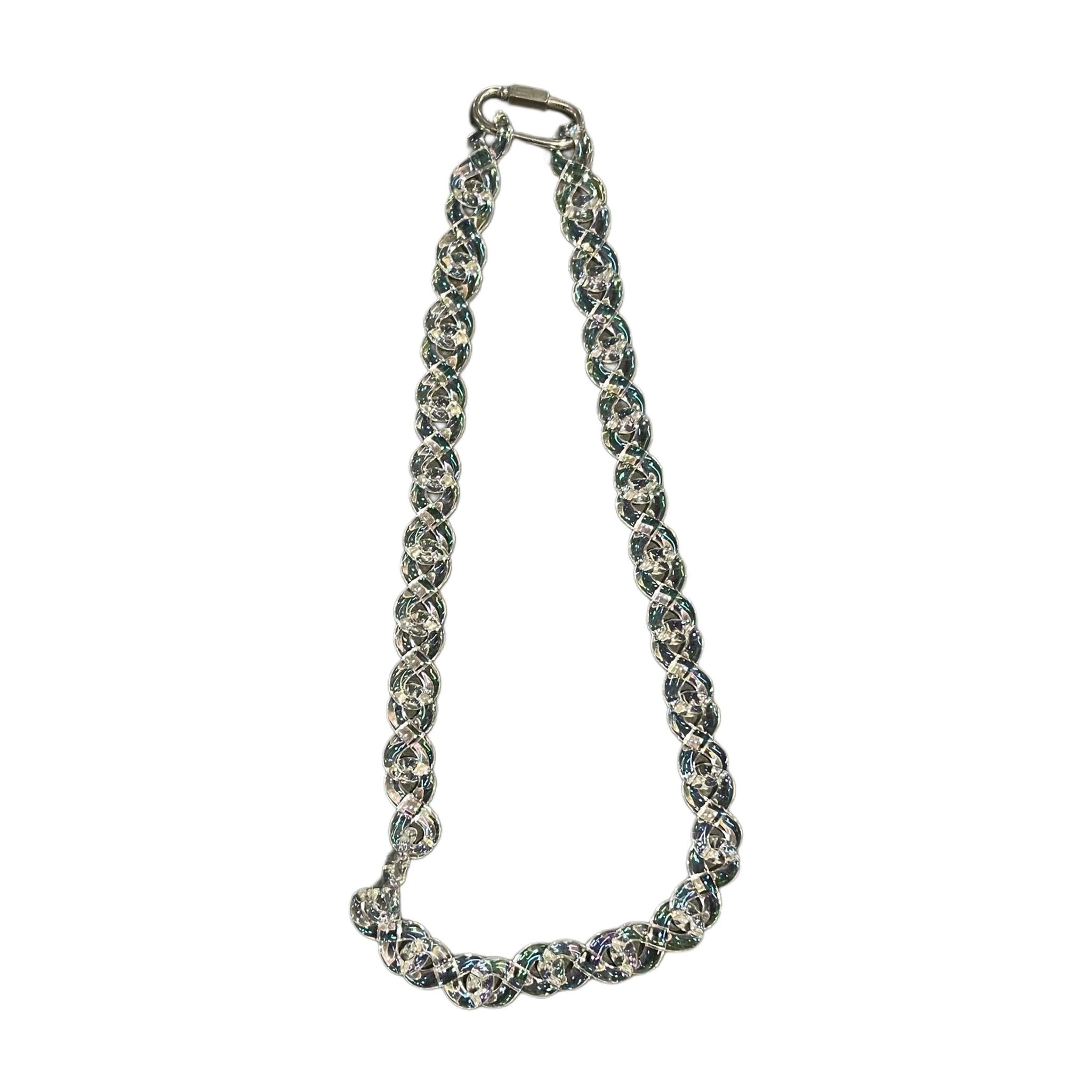 Kites Ice Iridescent Infinity Link Necklace