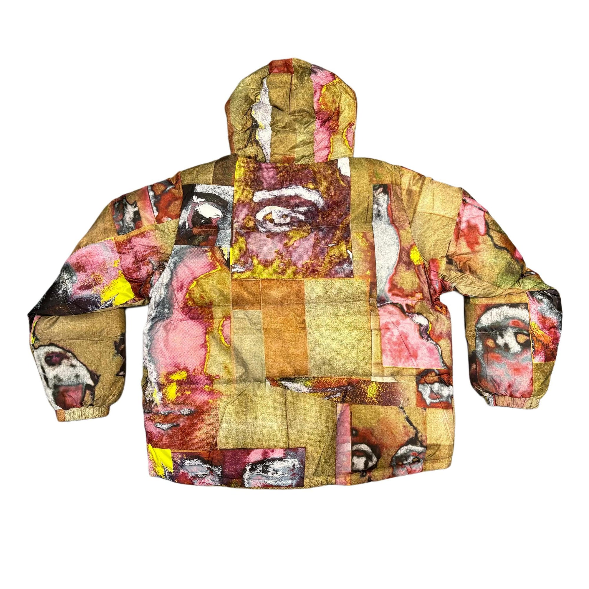 Kid Super Faces Collage Printed Puffer