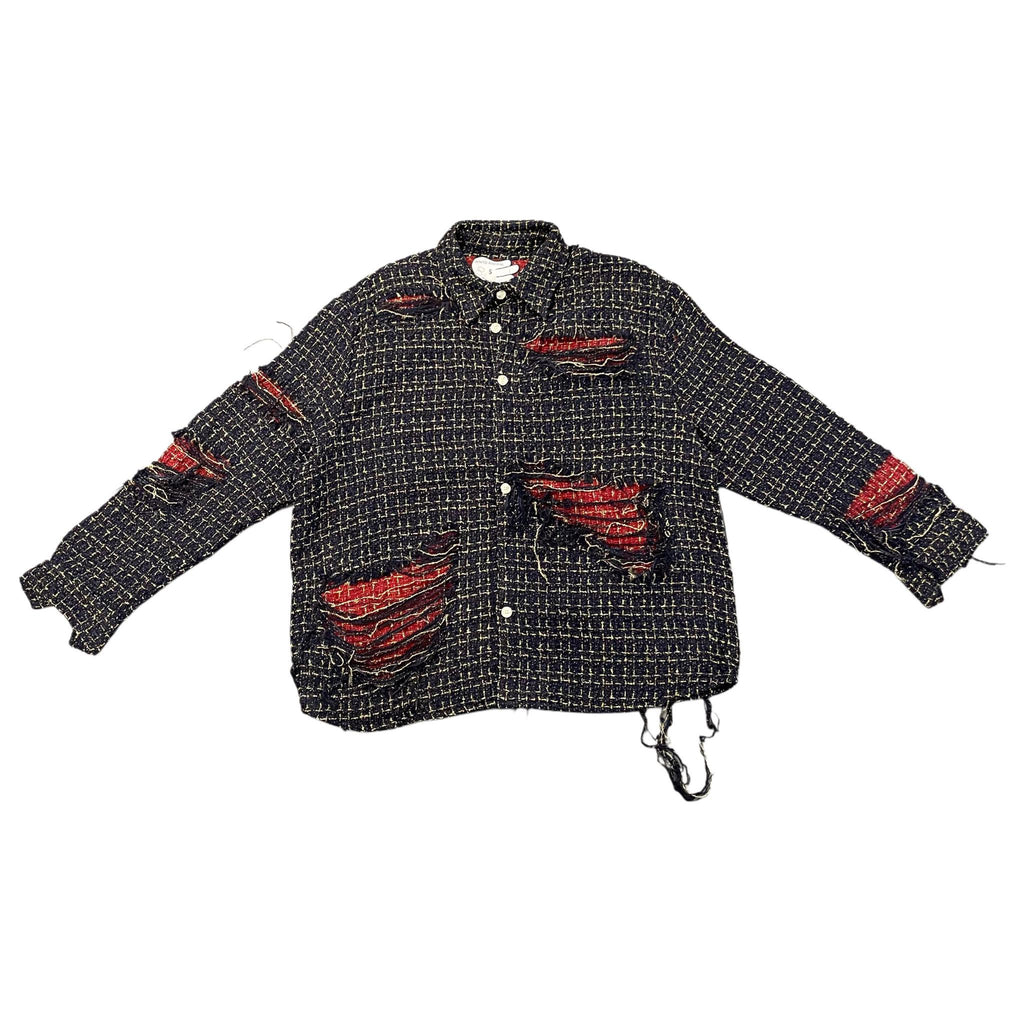 WNTD Distressed Double Layer Flannel