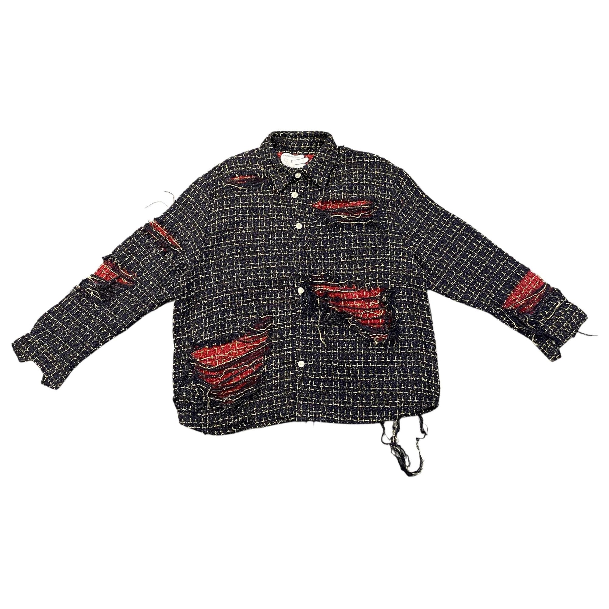 WNTD Distressed Double Layer Flannel