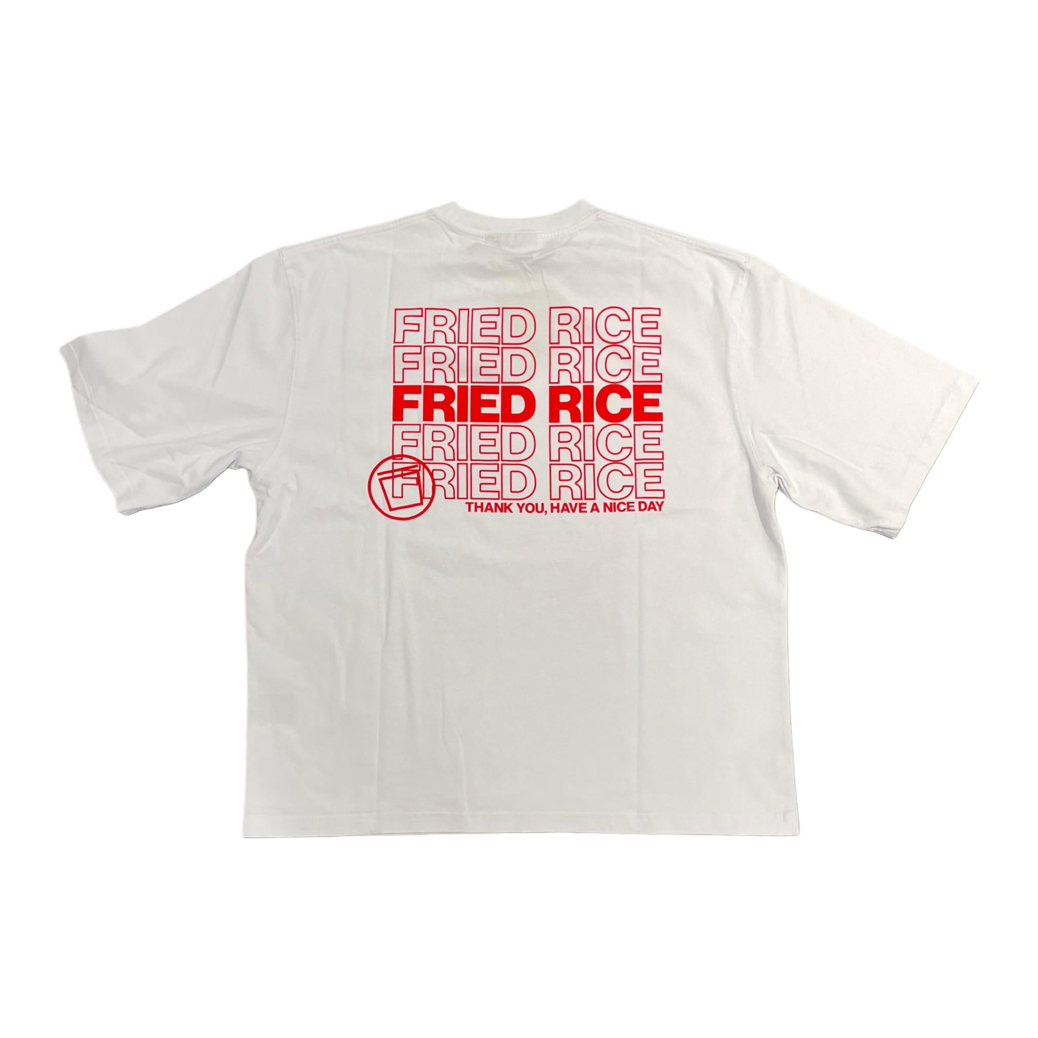 Fried Rice Takeout Tee White