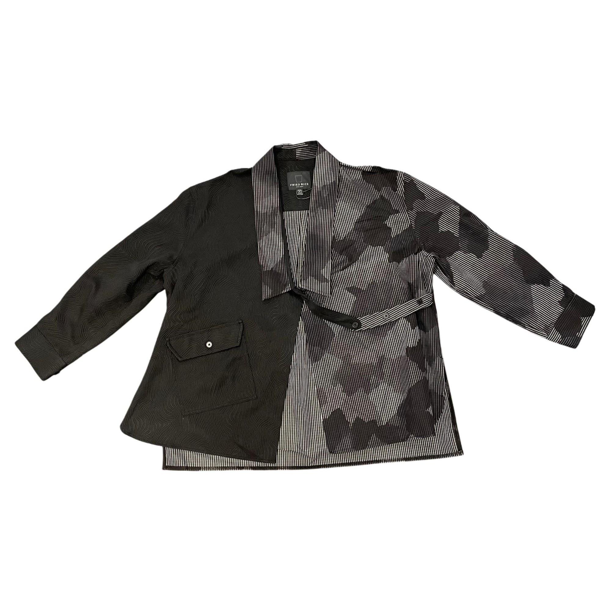 Fried Rice Pinstripe Kimono