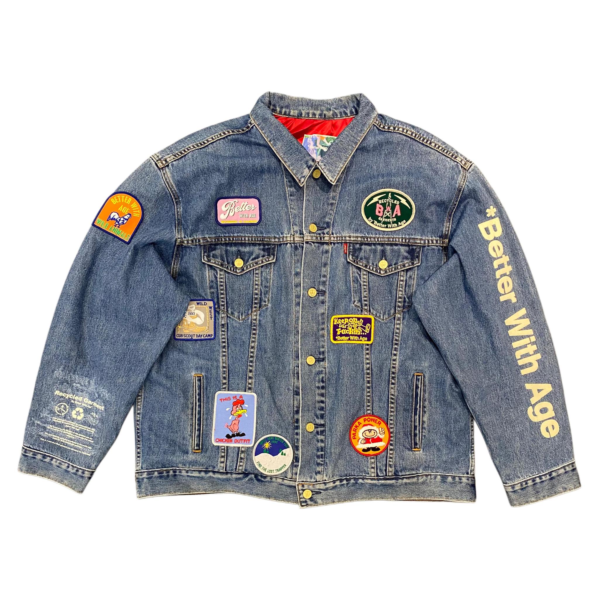*BWA Charlatan Reversible Denim/ Baseball Jacket