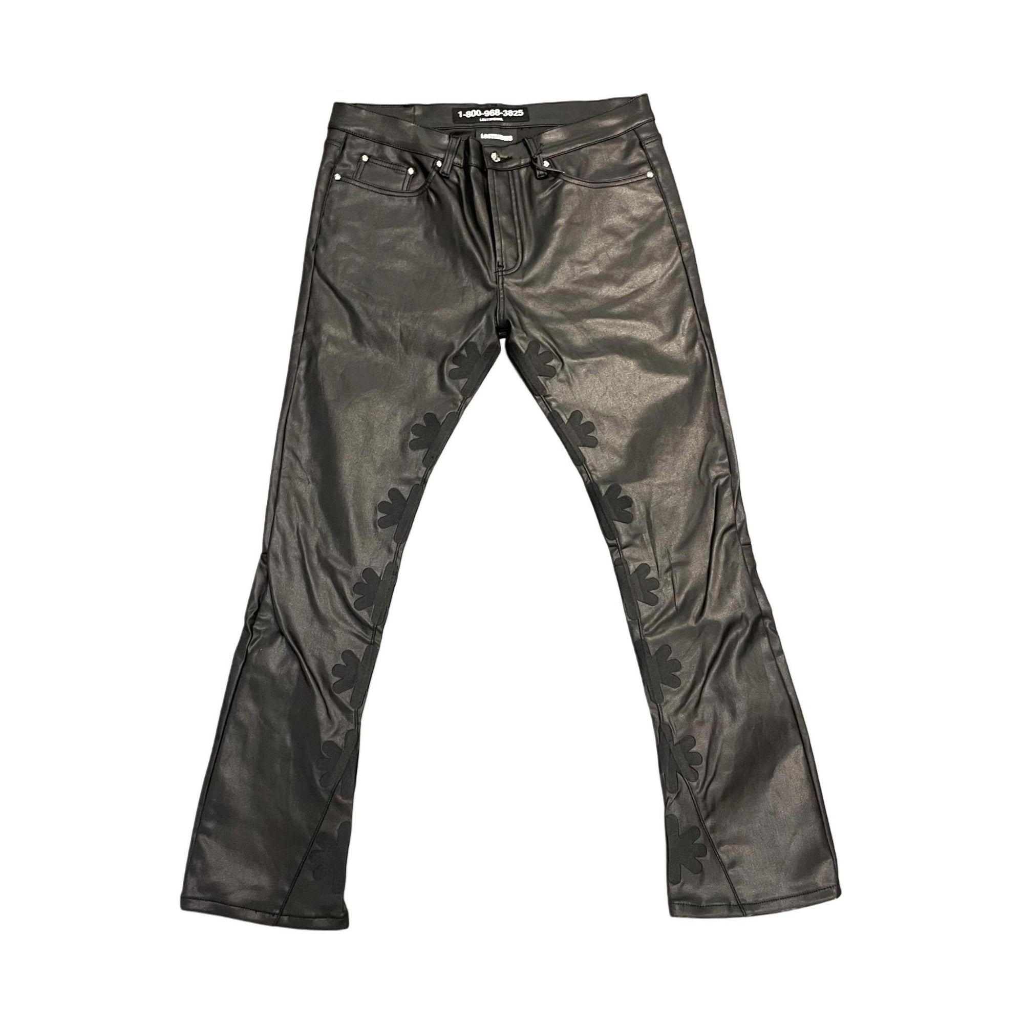 Lost Shdws Leather Pant Black/Black
